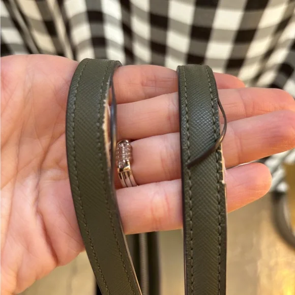 Kate Spade Staci Large "Enchanted Green" Saffiano Leather Tote - Picture 3 of 7